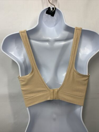 Bali Bra Medium Nude Comfort Cool Comfort Fabric DF3484 No-slip Straps Size M