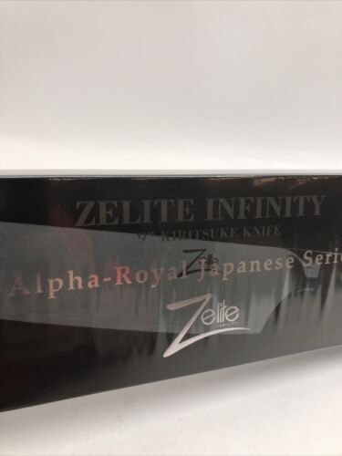 Zelite Infinity 9” kiritsuke Knife Alpha-Royal Japanese Series Sealed #537