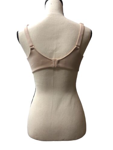 Wacoal Women's Perfect Primer Wire Free Bra 36C Hook and Eye Full Coverage Beige