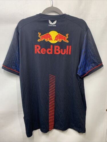 Red Bull Racing F1 Men's 2023 Sergio "Checo" Perez Team T-Shirt- Navy Size XL