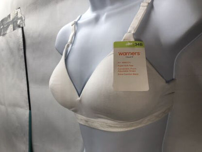 Warners Cloud 9 Wire-Free Contour T-shirt Bra 01269-101 Lightly-lined Size 34B