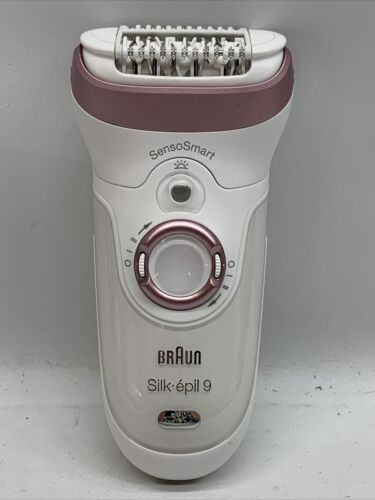 Braun Epilator Silk-épil 9 9-880, Facial Hair Removal, Wet & Dry Cordless White