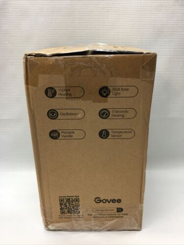 Govee Smart Electric Space Heater 1500W Thermostat Wifi H-7131 Amazon Alexa