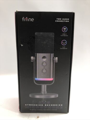 FIFINE Dynamic Microphone XLR/USB for Podcast Recording Gaming Streaming PS4/5