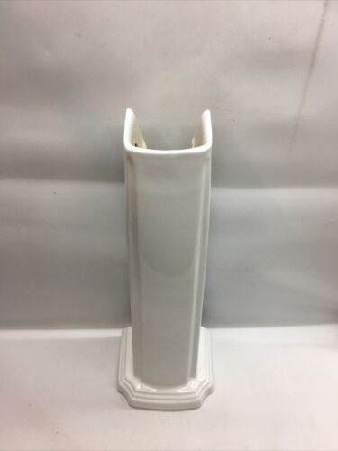 White Pedestal(Only) Bathroom Sink Porcelain Leg Support Renovators Supply White