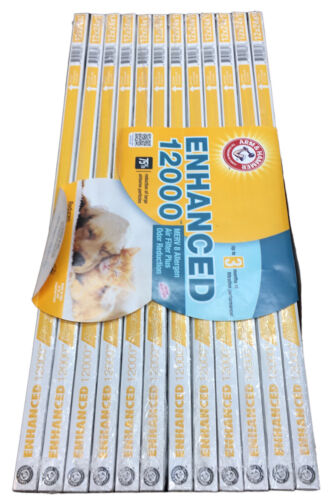 Arm & Hammer 12”x 24”x 1” Pet Allergen Air Filter M8 AFAH2024 Electrostatic 12Pk