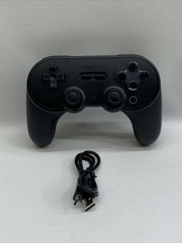 8BitDo SN30 Pro+ Plus Bluetooth Gamepad Black Switch Windows Android Apple Steam