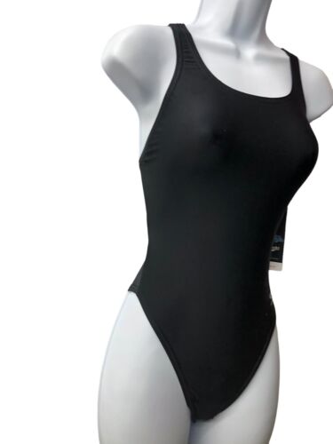 Speedo Women's Swimsuit One Piece Prolt Super Pro Solid Adult, Black, Size 30