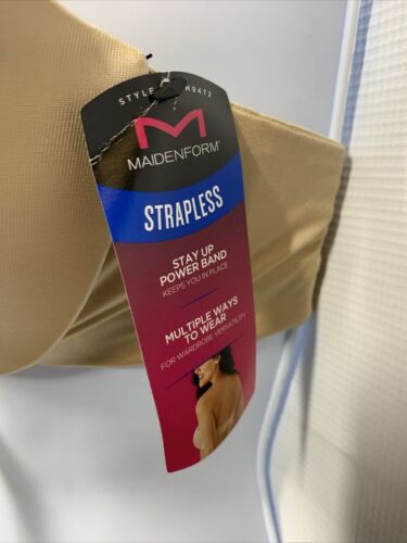 Maidenform Strapless Bra Live Luxe Extra Coverage Multiway Women Smooth Size 36C