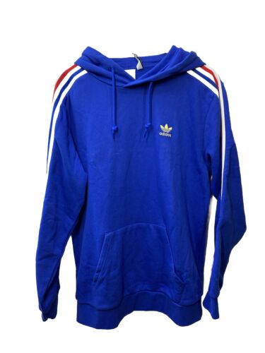 Adidas Originals FB Nations Men's M Hoodie Blue White Red 3 Stripe Gold Trefoil