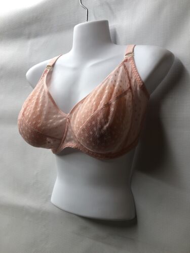 Freya Womens Peach Adjustable Strap Side Support Balcony Bra Size 36i AA5201ROR