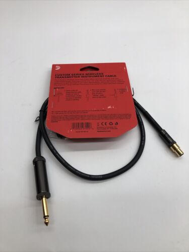 D'Addario Guitar Cable Wireless Guitar Cable 1/4" to Mini XLR, 2.5 Feet Length