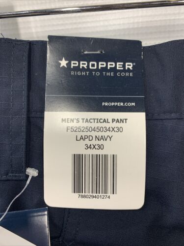 New Propper Pants Mens Size 34x30 Lightweight Tactical Military F525250450 Navy