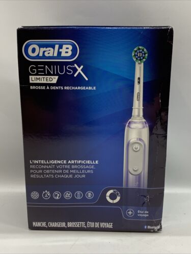 Oral-B Genius X Limited Rechargeable Electric Toothbrush D706.513.6X - Purple