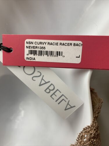 Cosabella Never Say Never CURVY Racie Racerback Bralette NEVER1355 Size Large