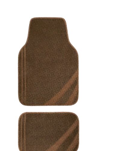 Combo Set of Car Truck Van SUV Floor Mats Liner Catpet Protection Tan - 4 Pack