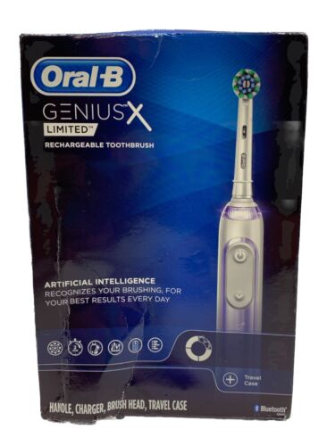 Oral-B Genius X Limited Rechargeable Electric Toothbrush D706.513.6X - Purple