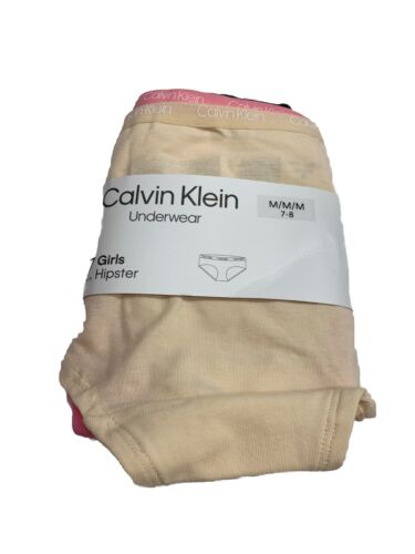 Calvin Klein Girls Modern Hipster Panties Multicolor Medium Underwear - 7 Pack