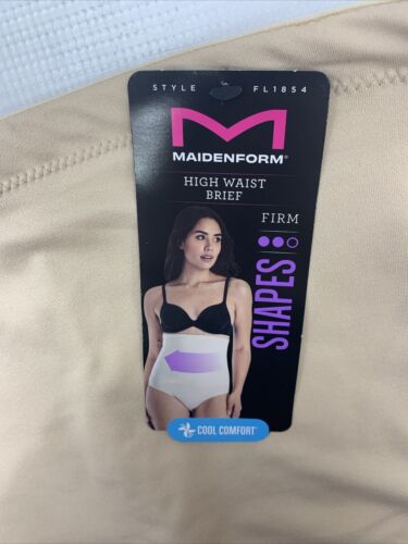 Maidenform Women Firm Control Fat Free Dressing High Waist Shaping Brief Size XL