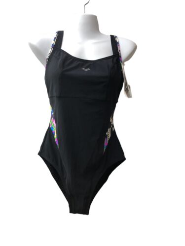 Arena Women's Bodylift Tummy Control Strap Back One P. Shaping Swimsuit Size 36