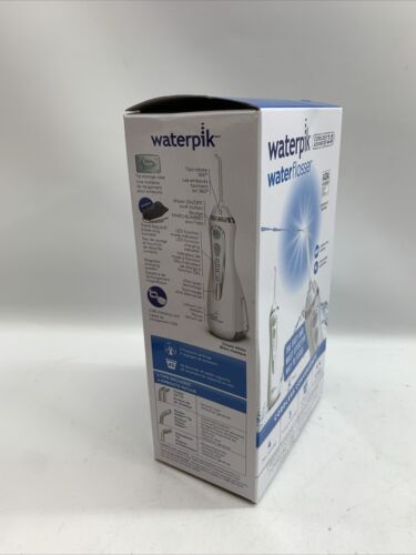 Waterpik WP-580CD Cordless Advanced 2.0 ADA Water Flosser White Dental Care