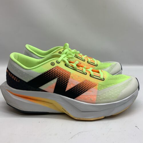 New Balance Women's Fuelcell Rebel 4 Size 11.5 Neon Multi Color Lace-up Sneaker