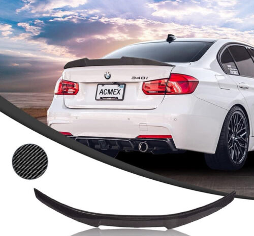 Rear Spoiler For 2012-2018 BMW F30 3 Series Sedan 4 Door M3 Style Glossy Black