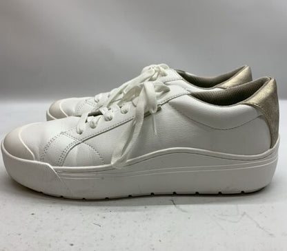 Dr. Scholl's Womens Time Off White Fashion Sneaker Size 10 Lace-up Shoes Athleti