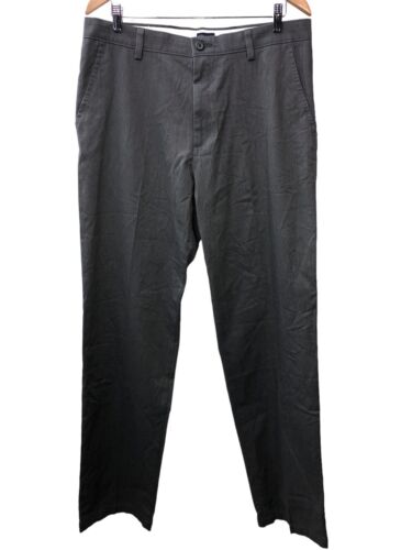 Dockers Men's Easy Khaki Classic Fit Long Pants Size W34 L34 Gray with Pockets