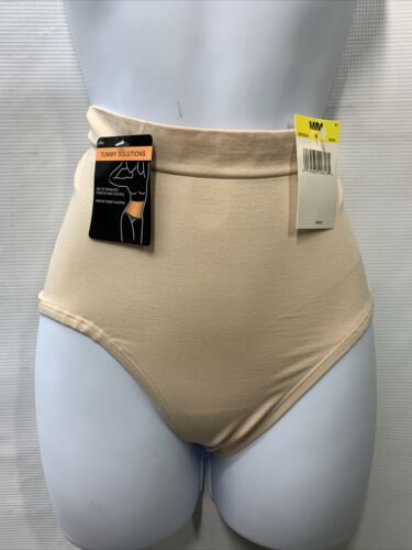 Bali SOFT TAUPE Firm Control Seamless Brief DFX204 SZ M Stretch & Control 2-Pack