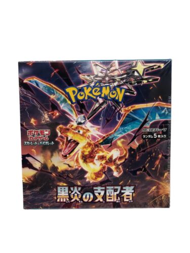 Pokemon Card Ruler Of The Black Flame Japanese Booster Box Scarlet & Violet