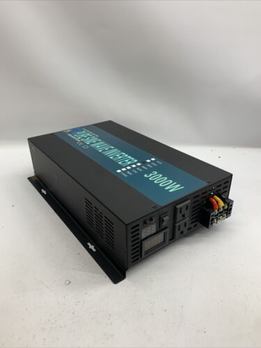 WZRELB 3000W 36V 120V Pure Sine Wave Power Inverter Remote Control - FOR PARTS