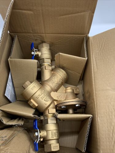 Zurn Wilkins 975XL 1" Reduced Pressure Principle Backflow Preventer Cast Bronze