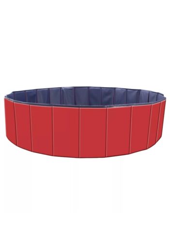 Pet Or Human Pool Or Bath  XXL Yaheetech 591928 Foldable Collapsible Red 63”