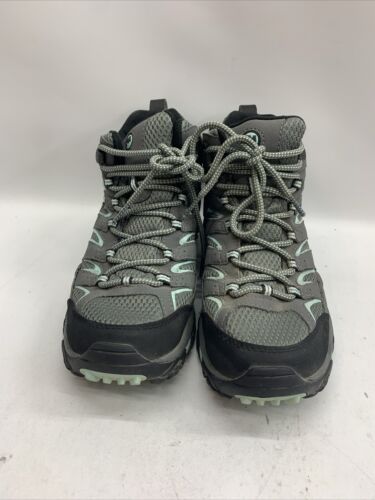 Merrell Women's Moab 2 Mid Gore-tex Hiking Boot Grey Sedona Sage Lace-up Size 8