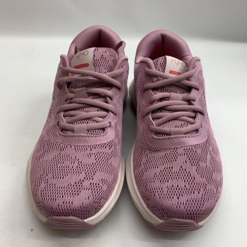 Ryka Womens Frenzy Pink Mesh Running & Training Shoes Size 8 Medium Lace-up