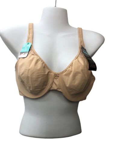 Bali SOFT TAUPE Passion for Comfort Minimizer Underwire Bra Size Opaque 34 D