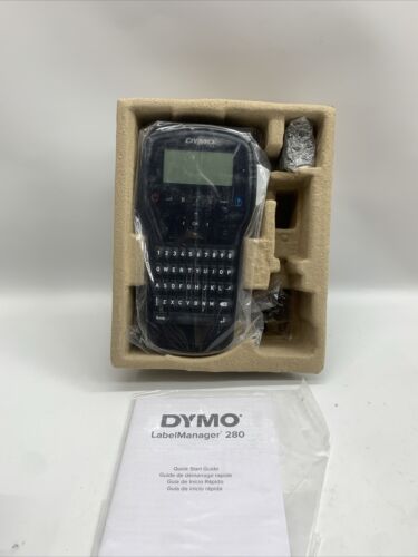 Dymo Labelmanager 280 2 Lines Handheld Label Maker Portable LCD Display Monochro