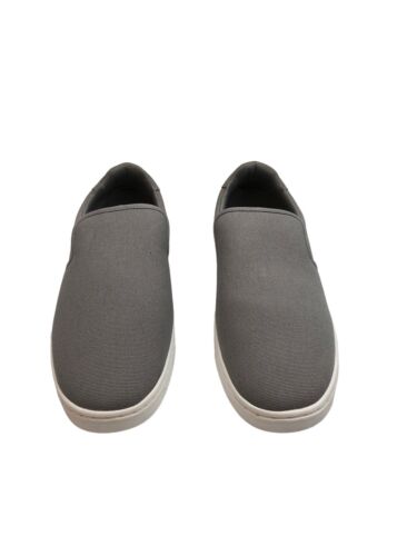 TOMS Mens Trvl Lite Slip on Sneaker Shoe Drizzle Grey Canvas Size 11.5US 44.5EU