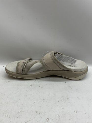 Women's Merrell Terran 4 Post Sandal Silver J006752 Size 9 Slip-on Slide Silver