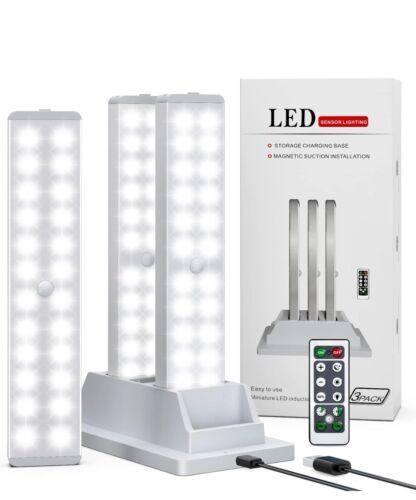 Lightbiz LED Closet Light with Charging Station 24LED Dimmer Motion Sensor Under