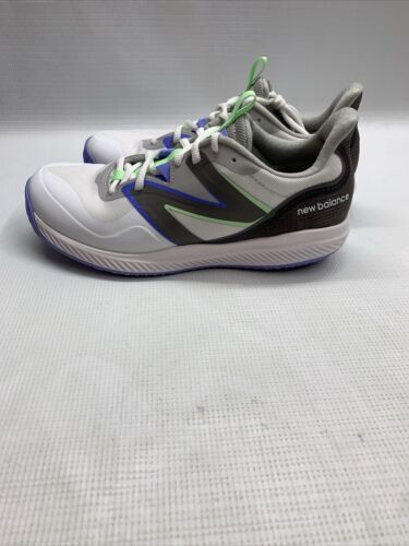 New Balance Women's 796V3 D Width Tennis Shoes Lace-up Size 8 White/Gray/purple