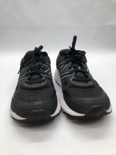 Women's New Balance 840v5 Running Shoe Black Mesh Synthetic Sneaker Lace Size 8