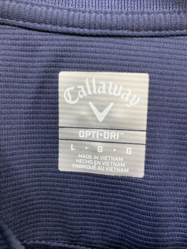 Callaway Short Sleeve Ottoman Performance Golf Polo With Sun Protection Size L