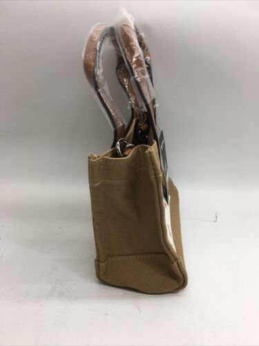 TRUE RELIGION Women's Mini Denim Tote Bag Purse Storage Crossbody Tan TNFB0073E