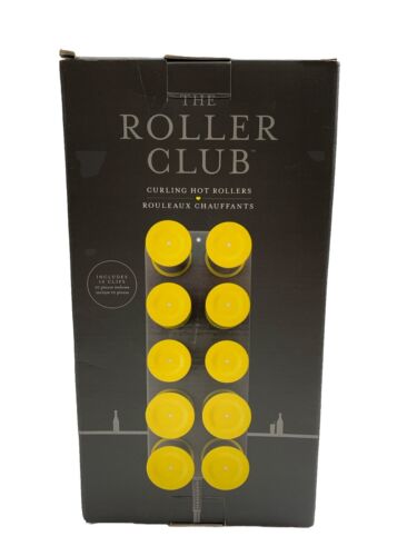 Drybar The Roller Club Curling Hot Rollers | 10 Rollers 2 Sizes Heats-Up Yellow