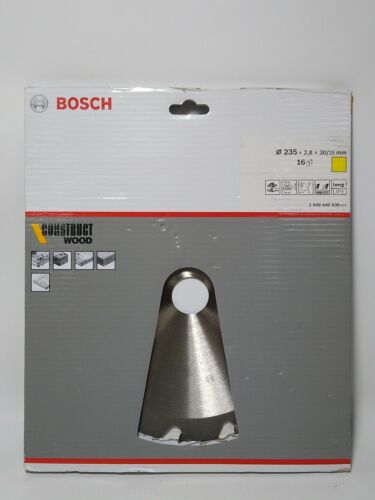 Bosch 2608640636 Circular Saw Blade Construct Wood, 235 x 2,8x 30/25mm