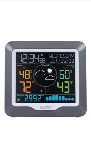 Weather Station Wireless Color Barometric Pressure 36-Hr Historical Graph Modern