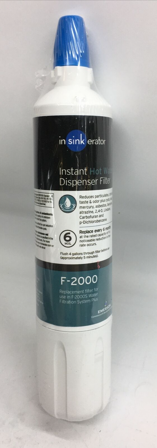 Insinkerator F-2000 Instant Hot Water Dispenser Filter Replacement Filter Cartri