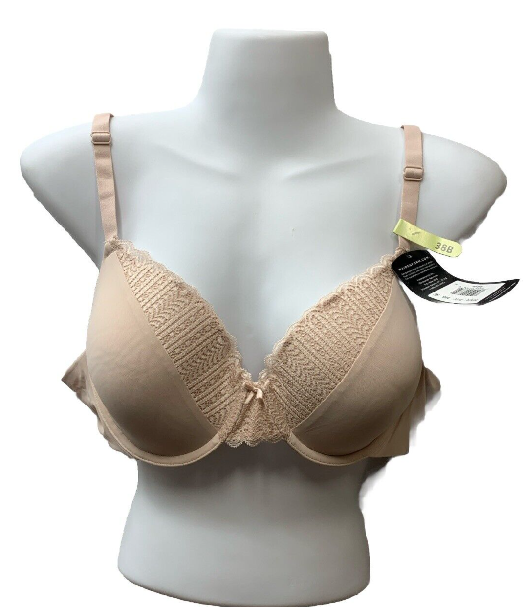 Maidenform Womens Comfort Devotion T Shirt Bra Underwire Full Coverage 38B Beige